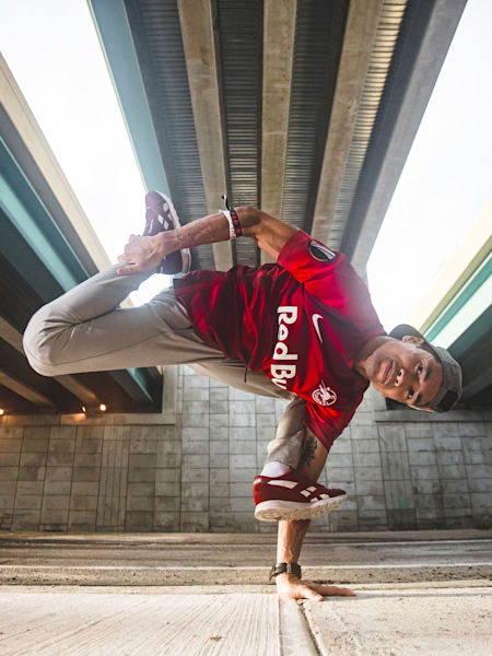 Ronnie poses for a portrait at Red Bull BC One USA Finals in Orlando, USA on August 20, 2021 