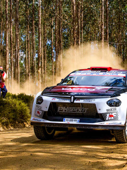 Yohan Rossel gave the Ypsilon its WRC2 gravel debut on Thursday