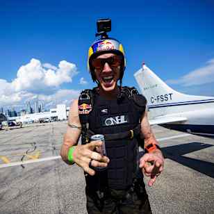 Jeffrey Provenzano of the Red Bull Air Force poses for a portrait in Toronto, ON on 28th July, 2019.