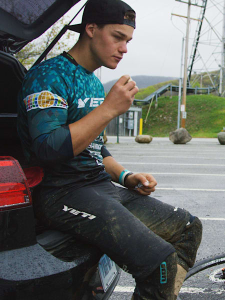 Richie Rude takes a break