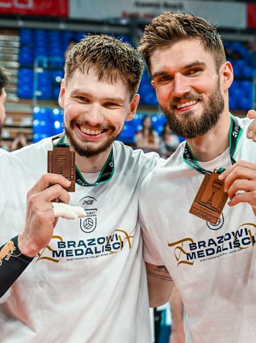 Kuba Kochanowski z brązowym medalem PlusLigi - mecz Asseco Resovia Rzeszów - PGE Projekt Warszawa