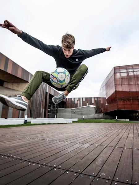 Jesse Marlet in actie