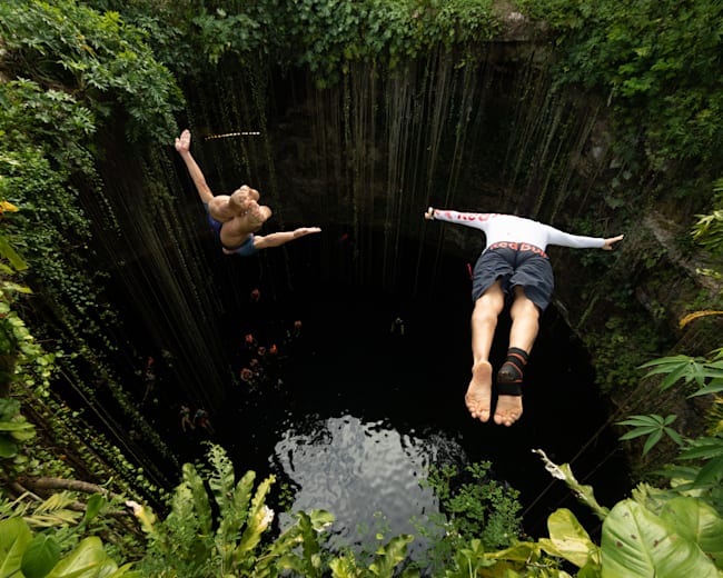 Red Bull Cliff Diving Yucatán Peninsula road trip