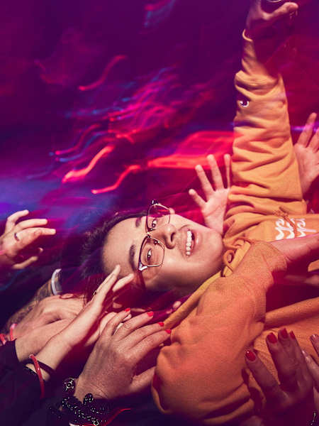 Back on top: Cuco was shot at the Hi Hat in Los Angeles on January 29 for The Red Bulletin.