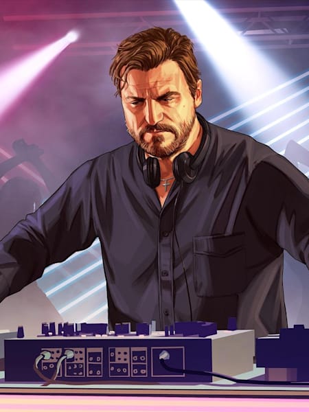 A promotional photo for Grand Theft Auto Online's Nightlife DLC