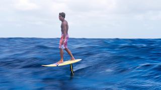 Foilsurfing.