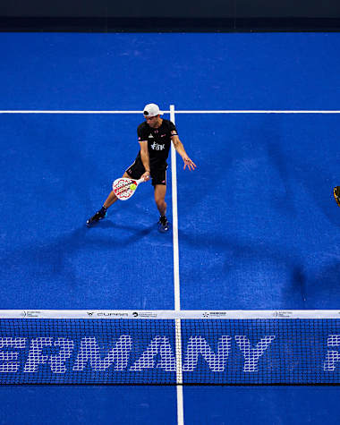 Padel stars Juan Lebrón and Franco Stupaczuk electrify the court during the thrilling CUPRA Premier Padel P2 quarter finals in Dusseldorf, Germany on September 26, 2025