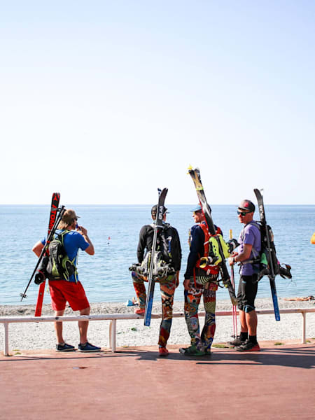 Athletes at Red Bull Der Lange Weg in Nice, France