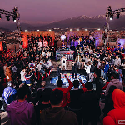 Venue of Red Bull Batalla 5 Vidas in Santiago, Chile, on November 6, 2024