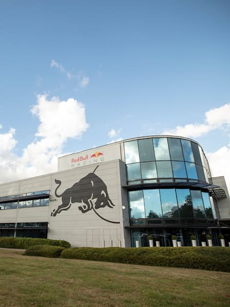 Outside The Red Bull Racing Factory