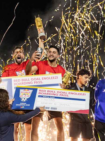 Team Falcons Wins Red Bull Goal Engleezi in Jordan