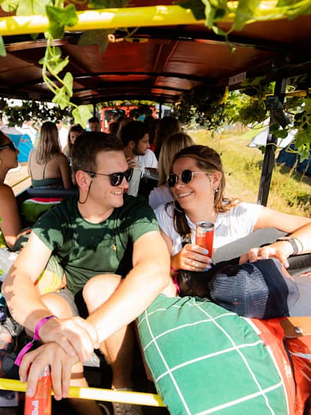 Onderweg naar de camping op Solar 