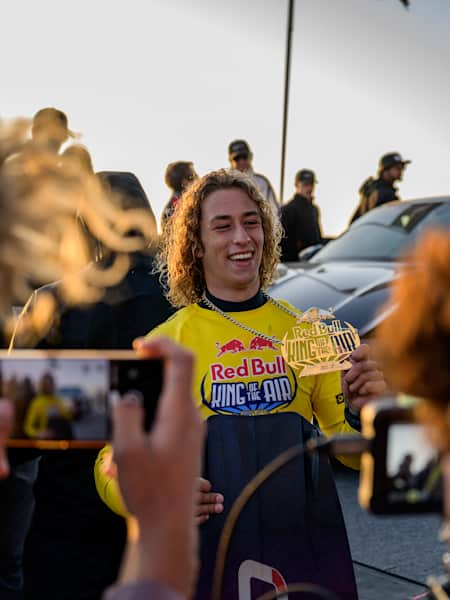 Jamie Overbeek seen during the Red Bull King Of The Air in Cape Town, South Africa on November 26, 2022.