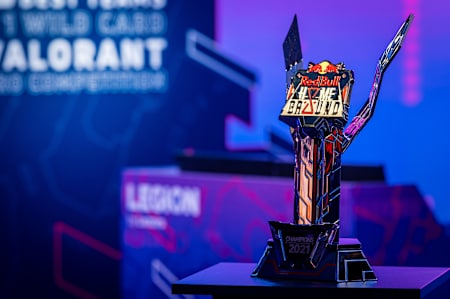 The trophy for Red Bull Home Ground 2021