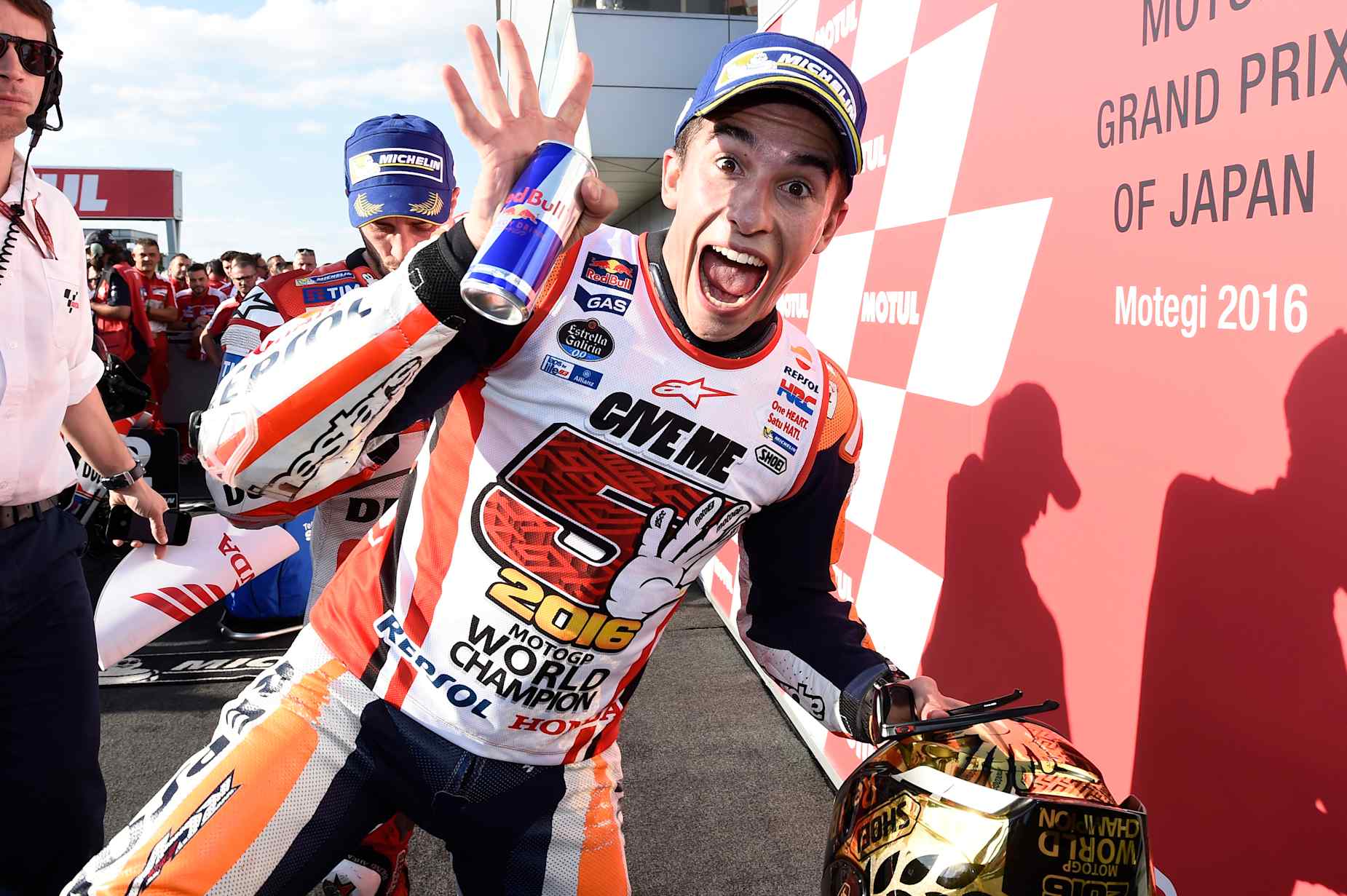 Marc Márquez at the Japanese MotoGP™ on October 16, 2016.