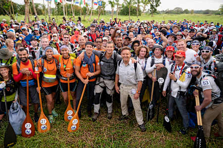 The competitors of the first Eco-Challenge