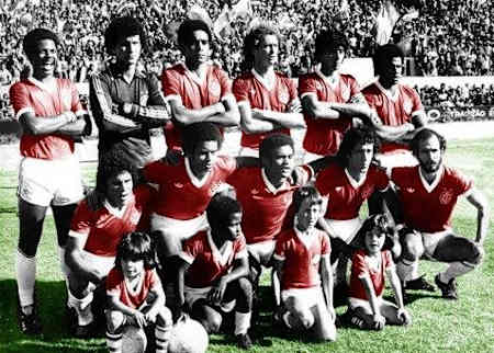 Time do Internacional campeão brasileiro invicto em 1979