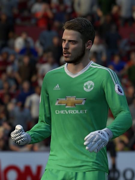 David De Gea in FIFA 18 –&nbsp;he's still a top keeper this year!