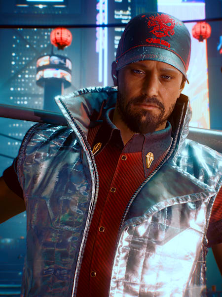 Screen z gry Cyberpunk 2077 - tryb fotograficzny