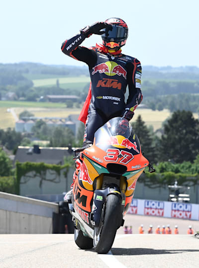 Augusto Fernández, carrera de Moto2, MotoGP alemán 19 de junio de 2022 