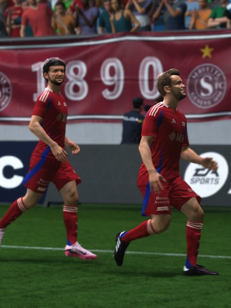 Jugadores de la Superliga suiza animan en FC 25.