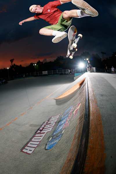 Jake Wooten at Red Bull Drop In Japan Tour demo in Osaka in 2023