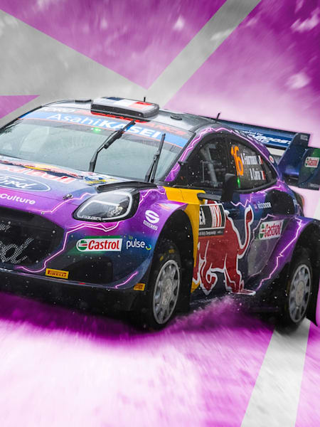 Keyart aus WRC Generations zeigt das 2022er Ford Puma Rally1-Auto