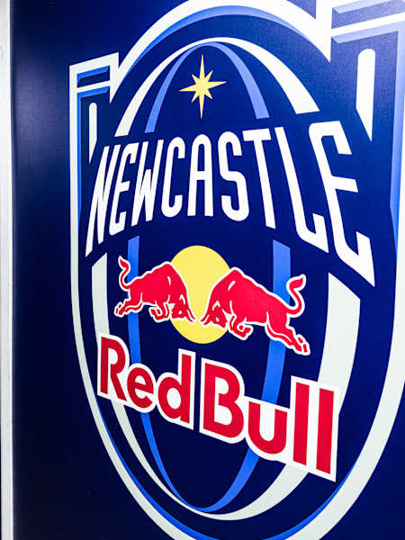 NEWCASTLE RED BULLS TUNNEL SIGN
