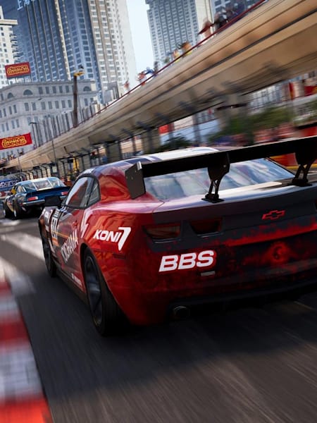A screenshot of Grid, the rebooted racing video game by Codemasters.