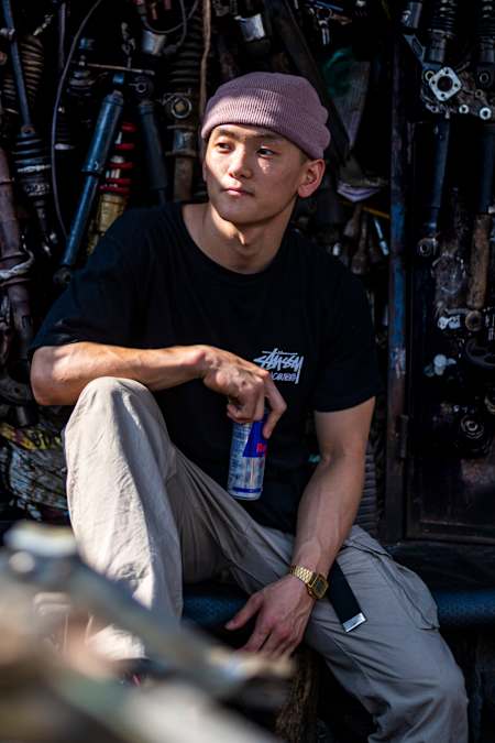 Phil Wizard from Canada poses for a portrait at Chor Bazaar ahead of Red Bull BC One Camp & World Final in Mumbai, India on November 5, 2019 