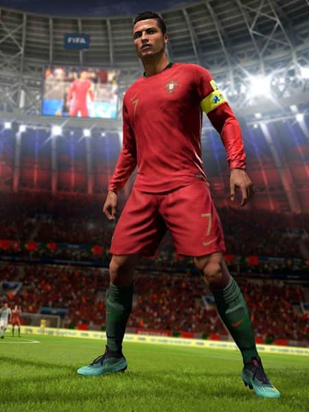 L'équipe du Portugal de Ronaldo est dans les meilleures équipes de la Coupe du monde de FIFA 18.