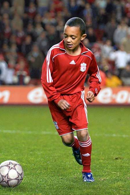 Liverpool FC player Trent Alexander-Arnold photographed in 2007.