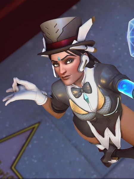 Symmetra in-game screenshot from Overwatch.