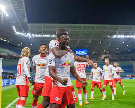 RB Leipzig player Amadou Haidara.