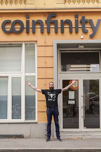 Thomas Burgstaller, Ko-Gründer von Coinfinity