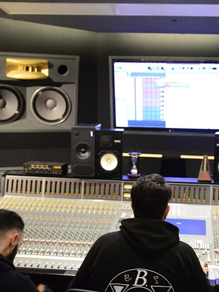Gravação no Red Bull Music Studio NY