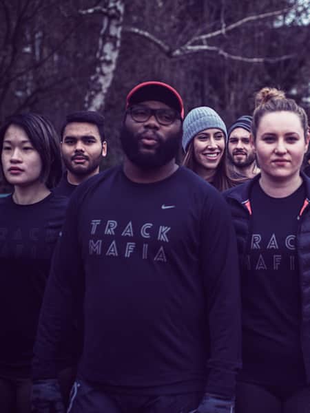 The crew also do lots of community work at races such as the Hackney Half