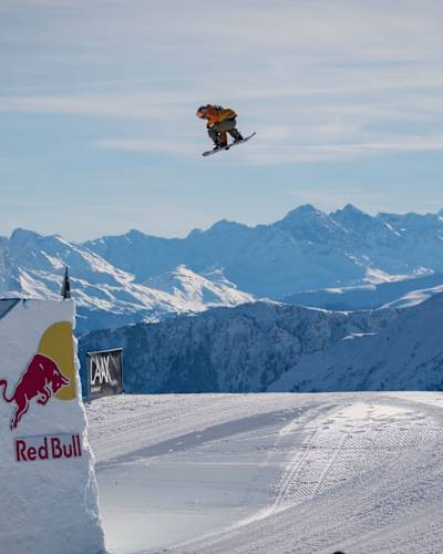 Roope Tonteri in action at the 2019 Laax Open.