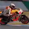 Marc Márquez in azione a Motegi