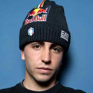Winter athlete Ian Matteoli (ITA) poses for a portrait in Mammoth, Arizona, United States on May 4, 2025.