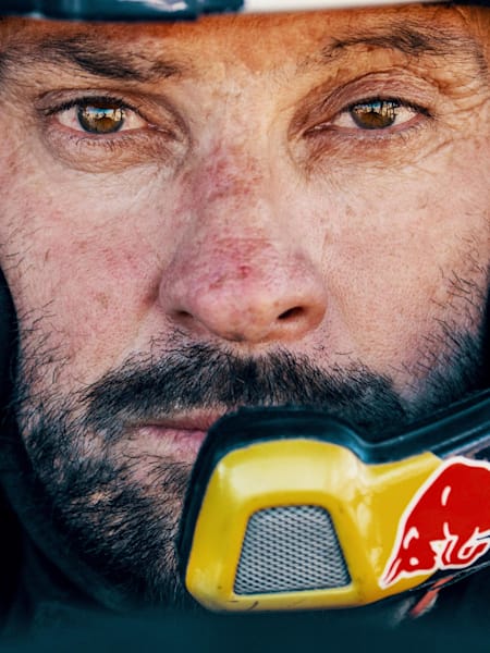 Francisco Chaleco López poses for a portrait photo at the Rally Atacama 2019.