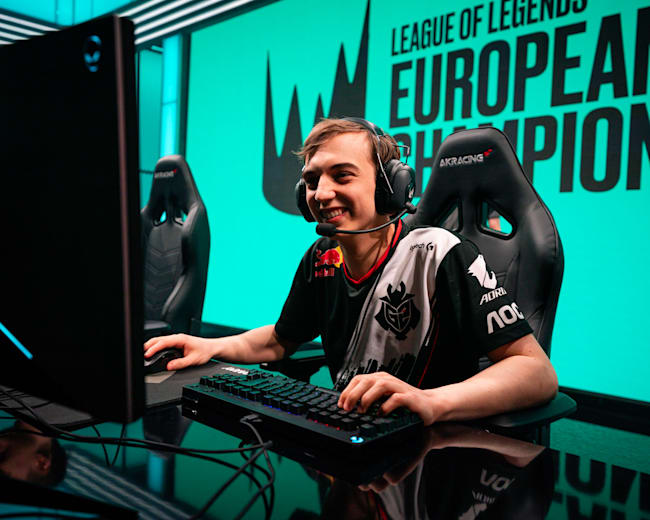 G2's Caps LEC Spring Final interview Red Bull Esports