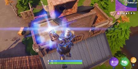 Skjermdump fra Fortnite sesong 4.