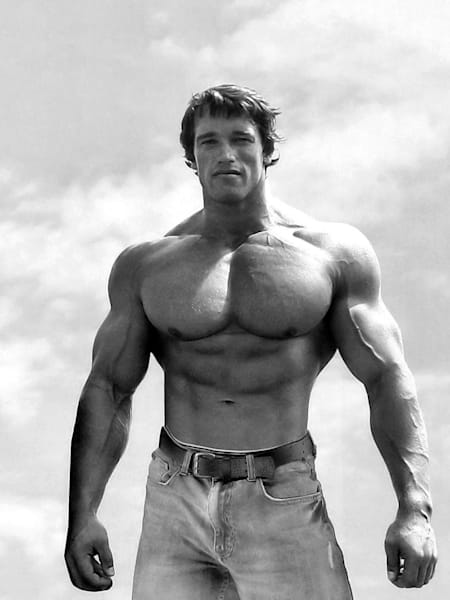 Schwarzenegger hala gençlere taş çıkartacak fitlikte