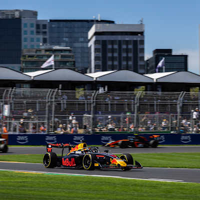 Tim Tramnitz racing F3 in Melbourne 2025