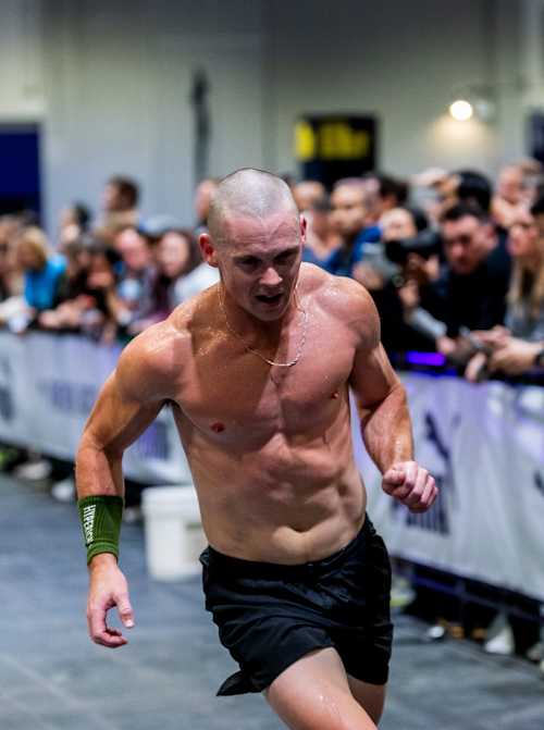 James Kelly seen during the Elite 15 at the Hyrox Major in Hong Kong on November 22, 2024.