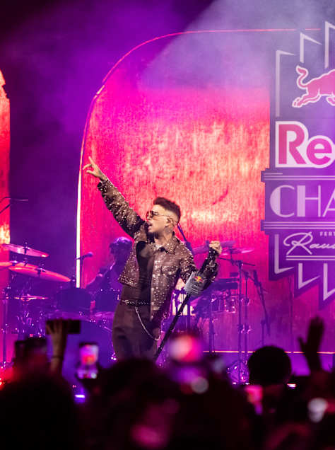 Rauw Alejandro performs at Red Bull Chapters at Forest Hills Stadium in NYC