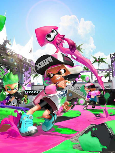 Image of characters in Splatoon 2, the new game for Nintendo Switch.