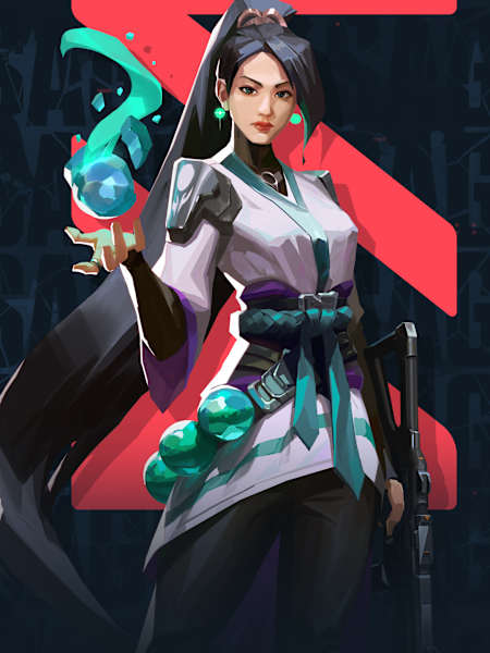 Artwork of Sage from VALORANT.