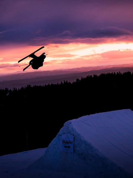 Magnus Solheim doing a kangaroo flip in Norway